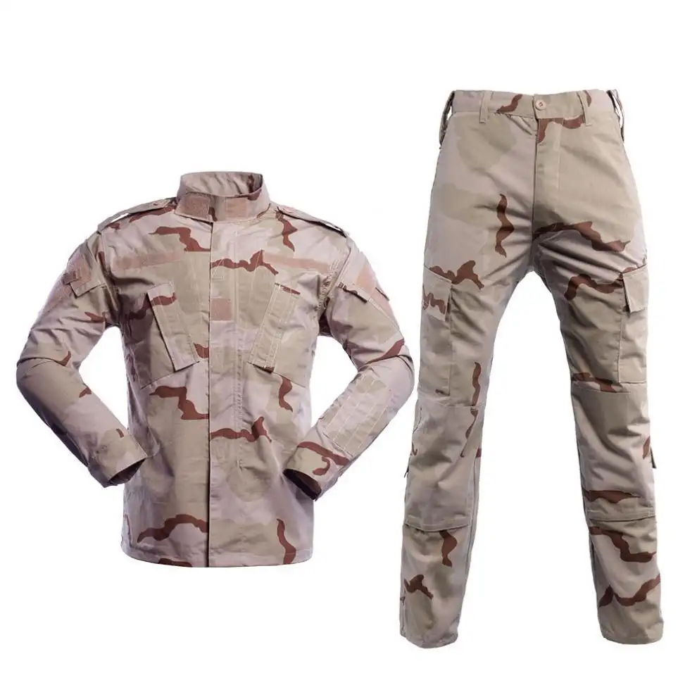 Camouflage Tactical Uniform And Cargo Combat Wear