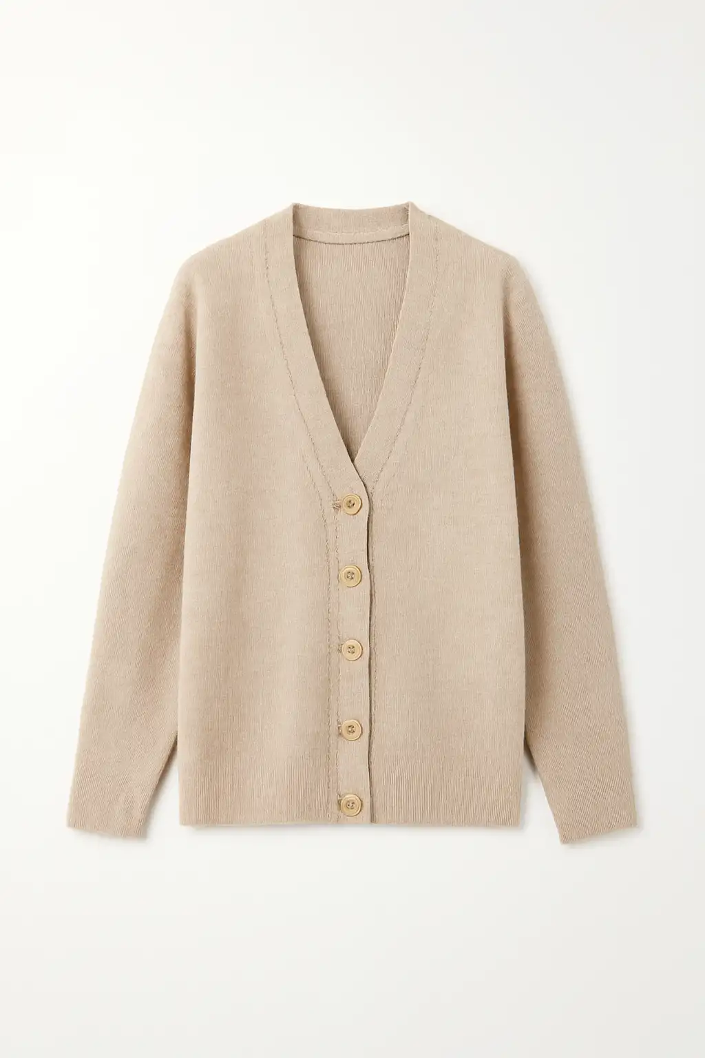 Custom Knitted Women Cardigan Lady Button V Neck Sweater Wholesale