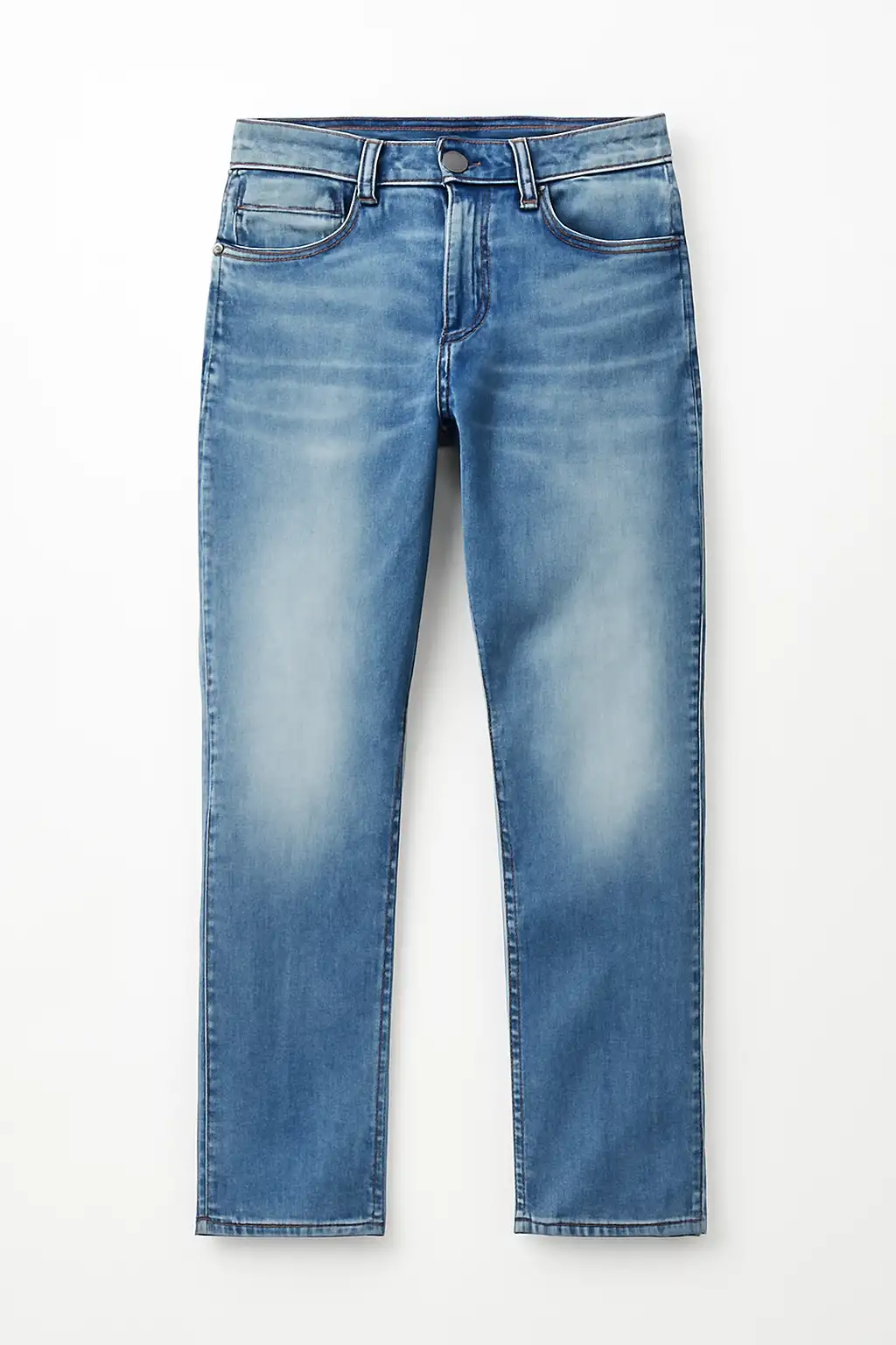 Custom Made Siatex Global Acid Wash Blue Jeans