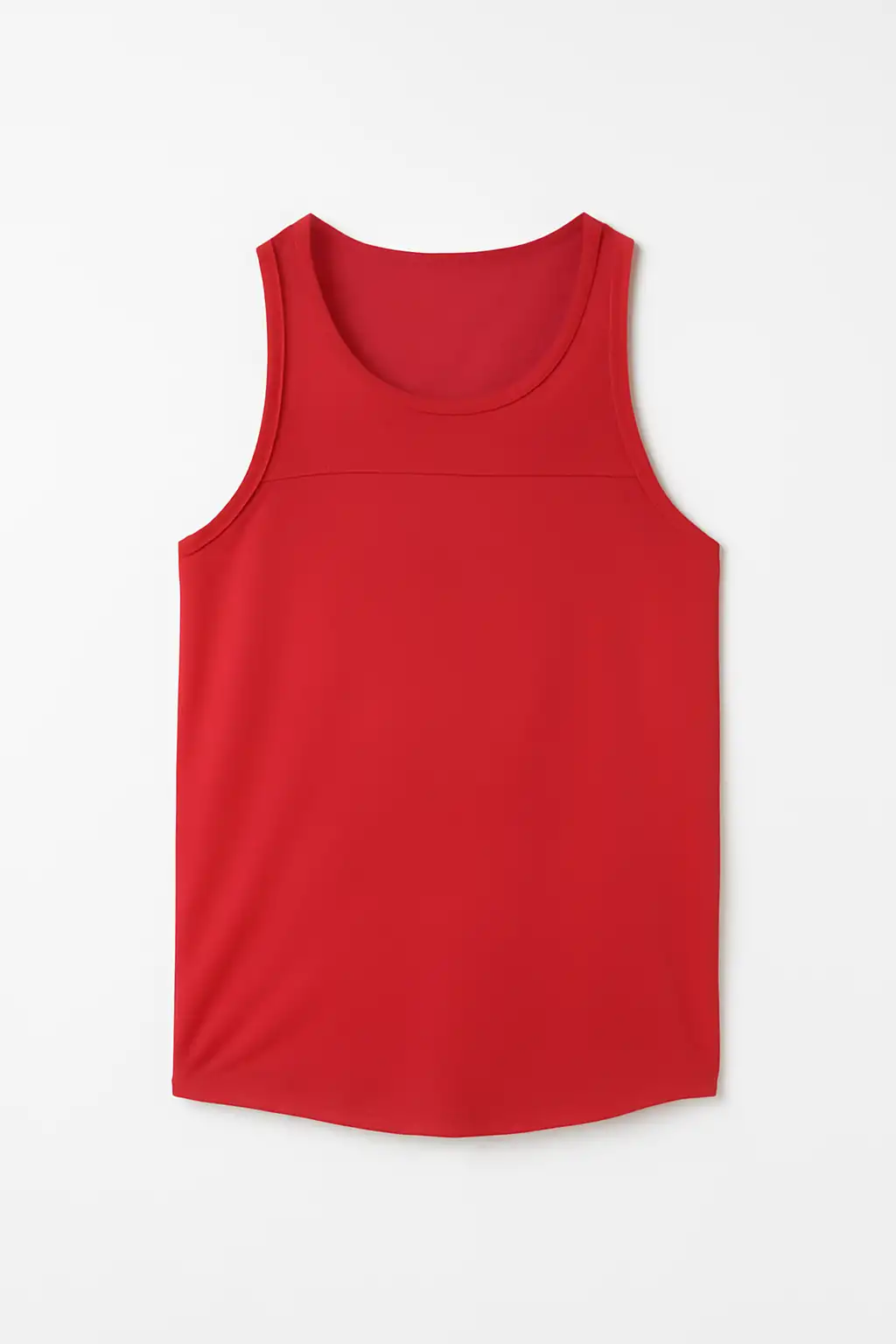 Custom Made Siatex Global Basic Red Color Tank Top