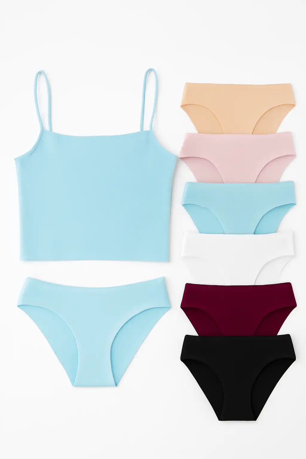 Custom Made Women's Underwear Breathable High Waisted Bikini Panties