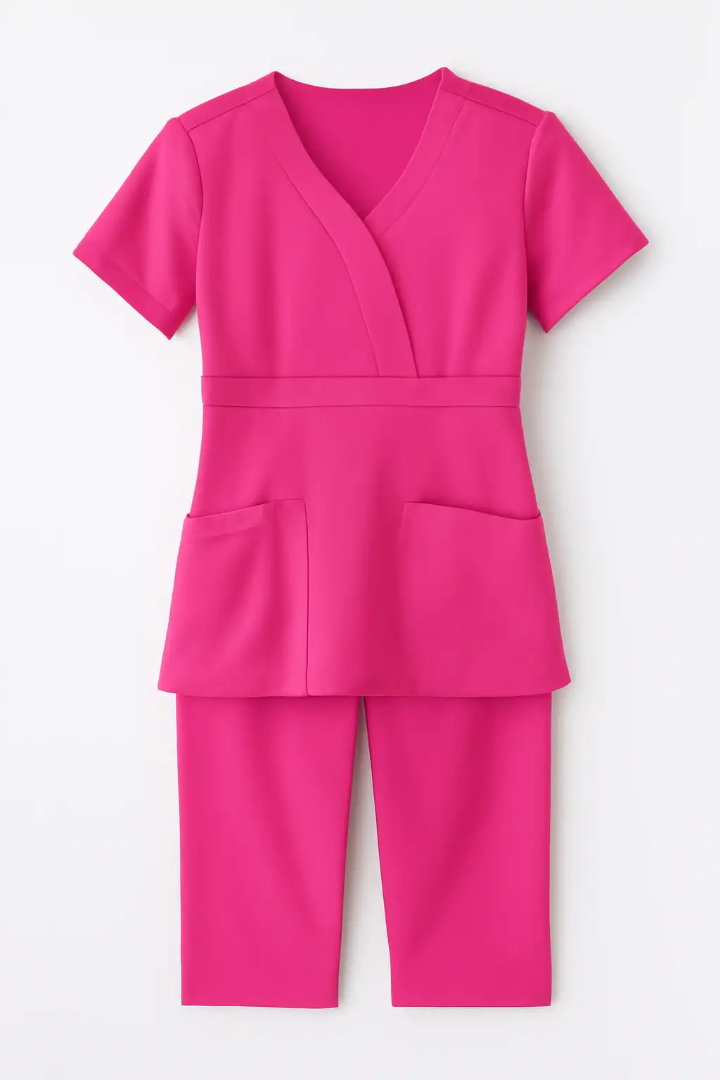 Factory Supply Fashionable V Neck Medical Scrubs
