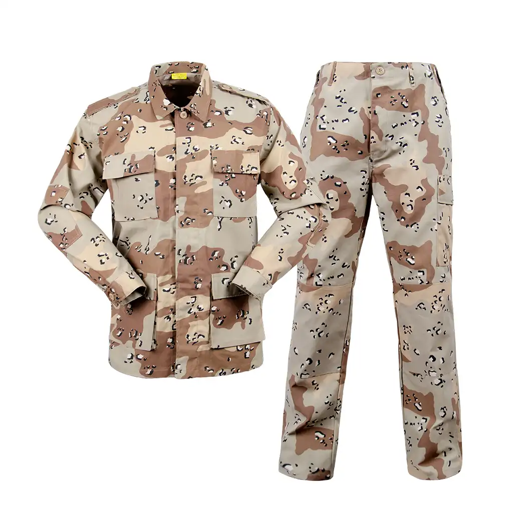 Good Price Desert Camo 6 Color Bdu Uniform