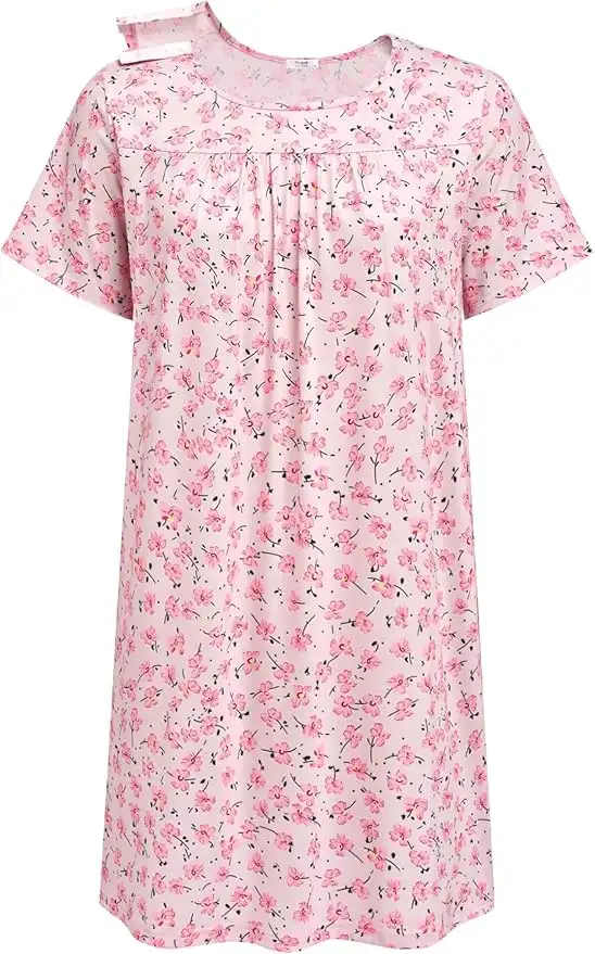 Hospital Gowns for Women Open Back Nightgowns Post Surgery Nursing Clothing