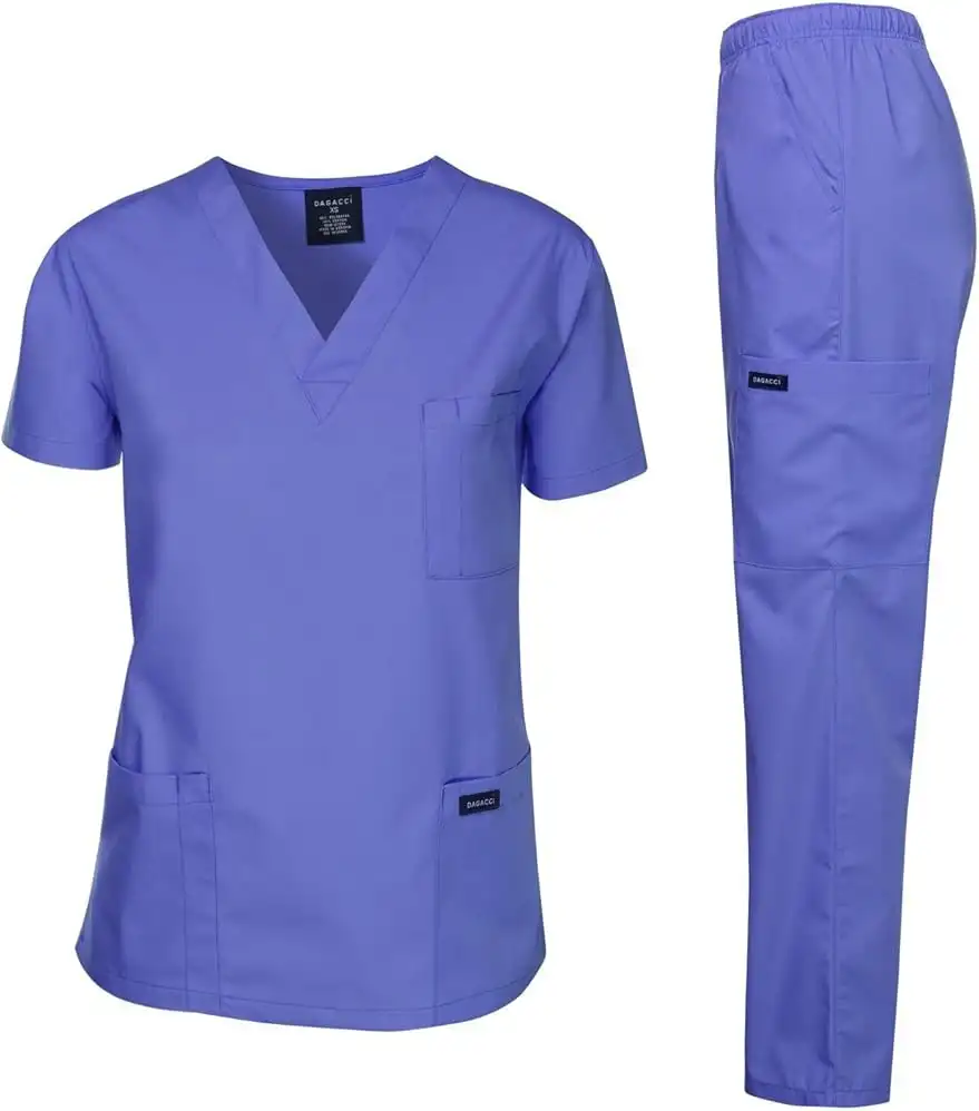 Medical Uniform Mens Scrub Set Medical Scrubs Top And Pants