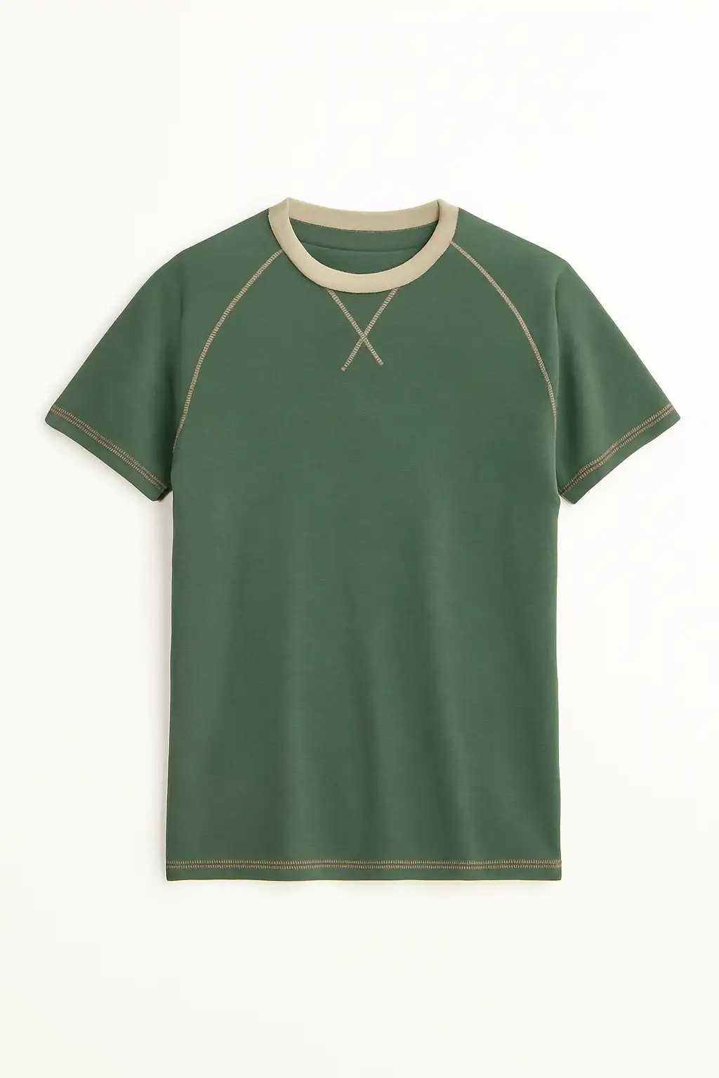 Mens Cotton T-shirt Short Sleeve Casual Shirts Lightweight Crew Neck Soft Summer Tops