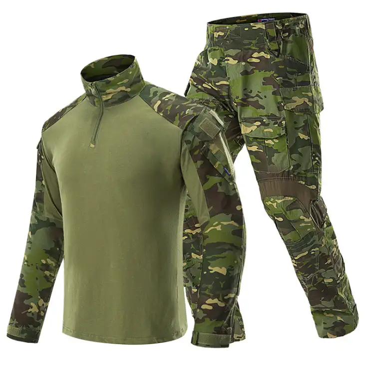 Military Grade Camo Combat Suit And Frog Tactical Uniform Supplier