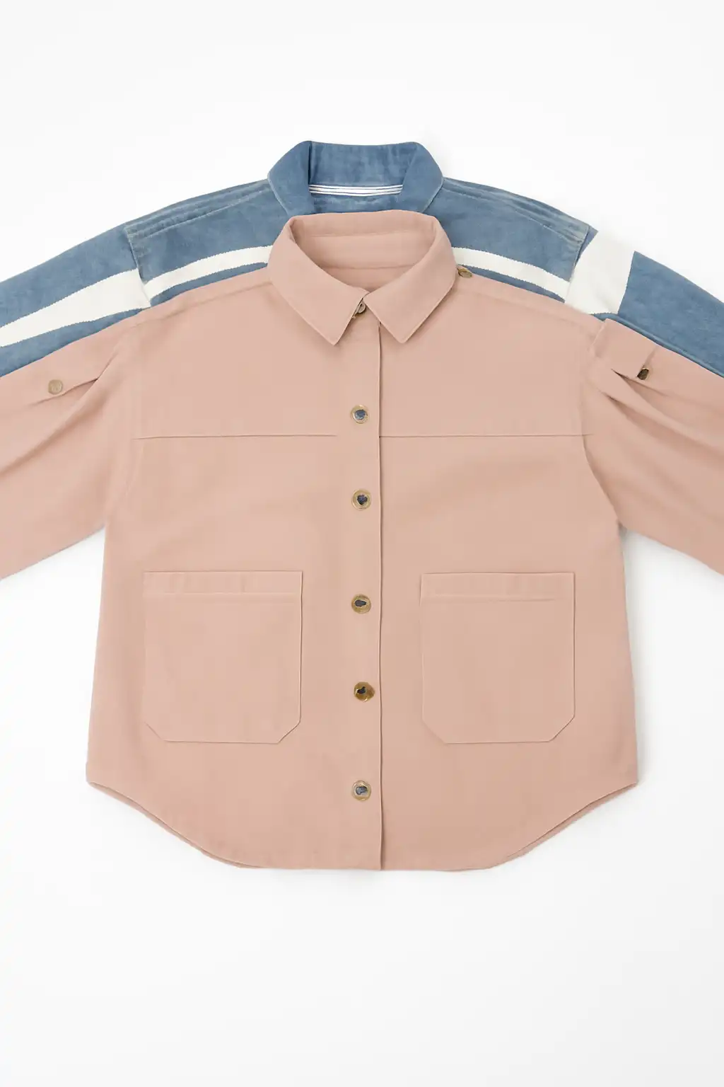 Oem Women's Denim Jackets Button Up Coat Oversize Denim Jacket for Ladies