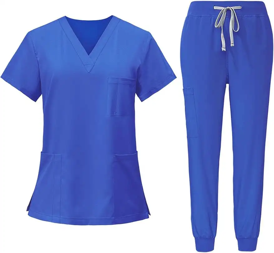 Scrubs Medical Uniform Women And Man Scrubs Set Top And Pants