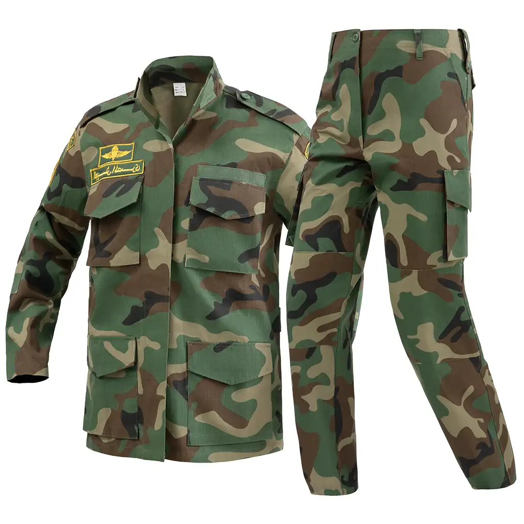 Security Department Tactical Suit in Jungle Camouflage