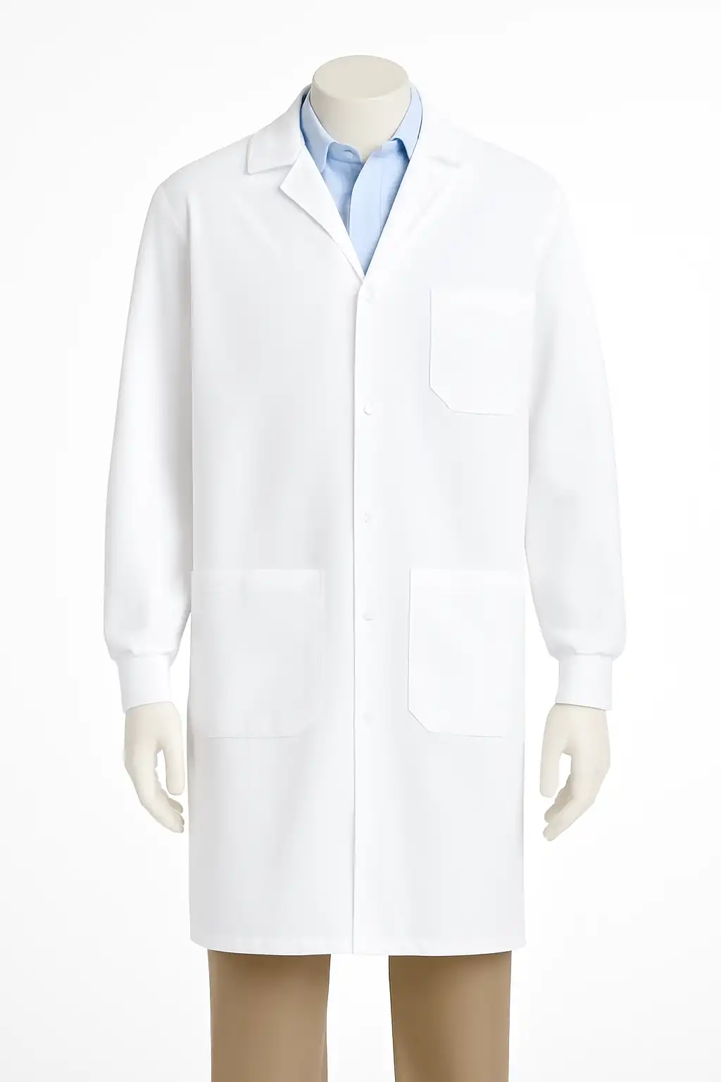 Unisex Lab Coat With Pockets Made in Bangladesh for Medical Uniform Wholesalers